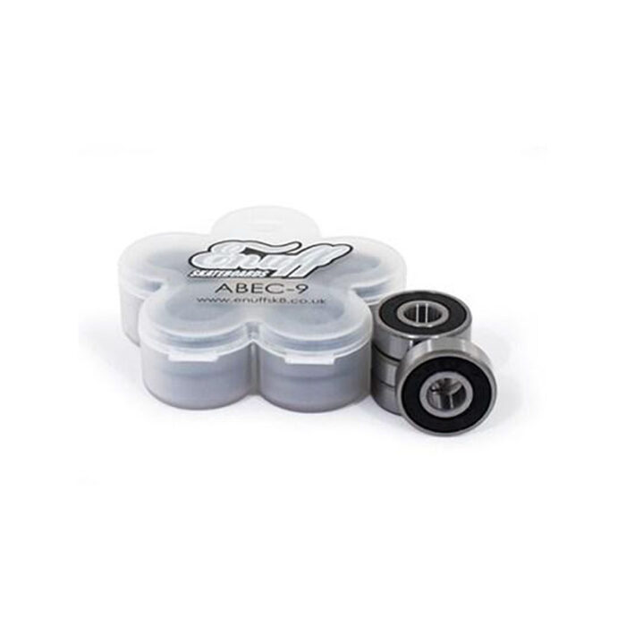 Enuff Skateboard Abec 9 Waterproof Bearings Black (8 Pack)