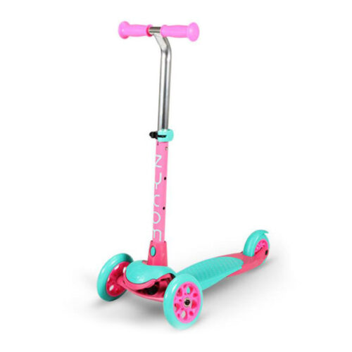 Zycom Zing 3 Wheel Kids Scooter with light up wheels Pink Teal