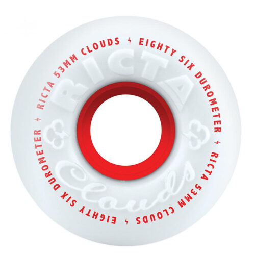 Ricta Clouds 53mm 86a Red Skateboard Wheels