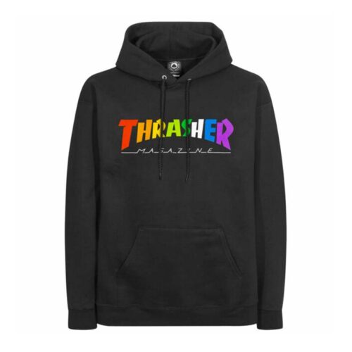 Thrasher Rainbow Mag Hoodie Black