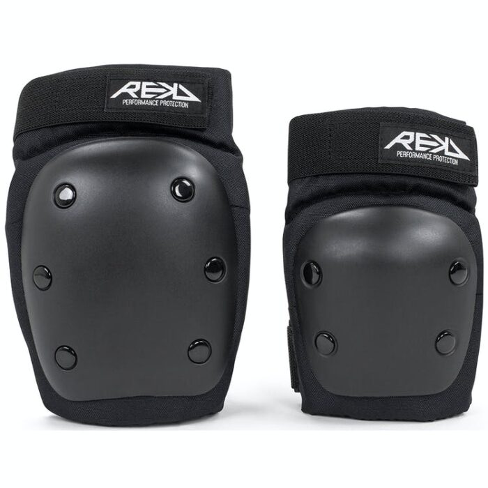 REKD Youth Heavy Duty Double Pad Set - Black - Image 2