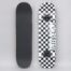 Speed Demons Checkers Factory Complete Skateboard Black White 8"