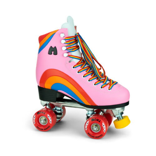 Moxi Rainbow Rider Roller Skates Bubblegum Pink.