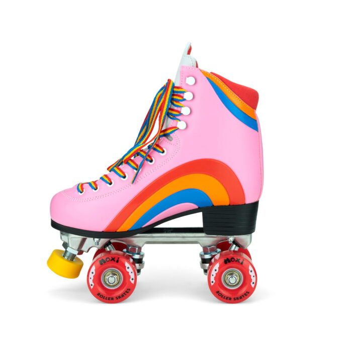 Moxi Rainbow Rider Roller Skates Bubblegum Pink - Image 3