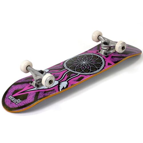 Enuff Dreamcatcher Complete Skateboard - 7.75" Grey / Pink