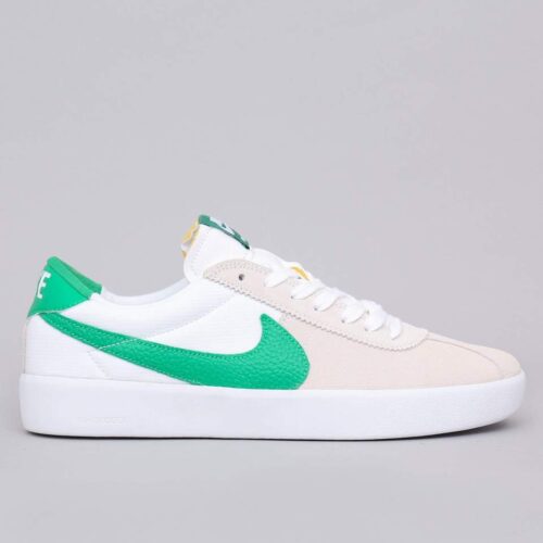 Nike SB Bruin React Shoes White / Lucky Green