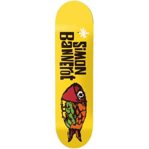 Girl Pictograph Skateboard Deck Bannerot Yellow - 8"