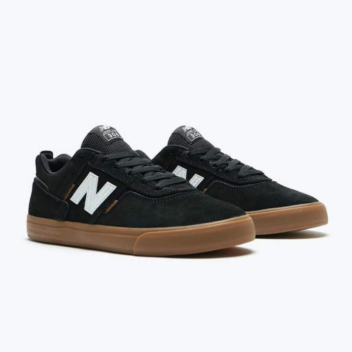 New Balance Numeric Foy 306 Skate Shoes - Black / Gum - Image 2
