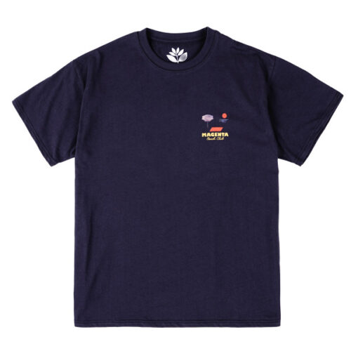 Magenta Skateboards Beach Club T-Shirt - Navy