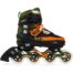 SFR Pixel Adjustable Inline Skates - Green / Orange