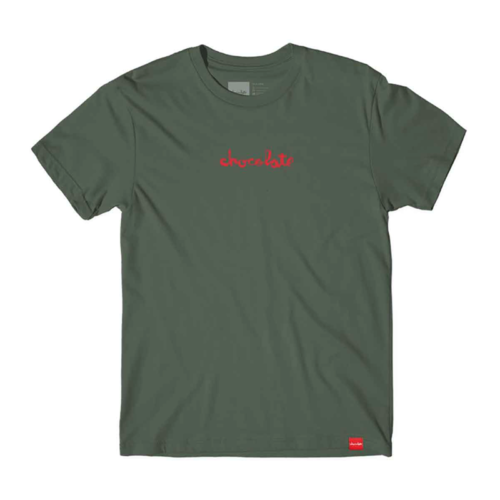 Chocolate Skateboards Mid Chunk T-Shirt - Green:Red
