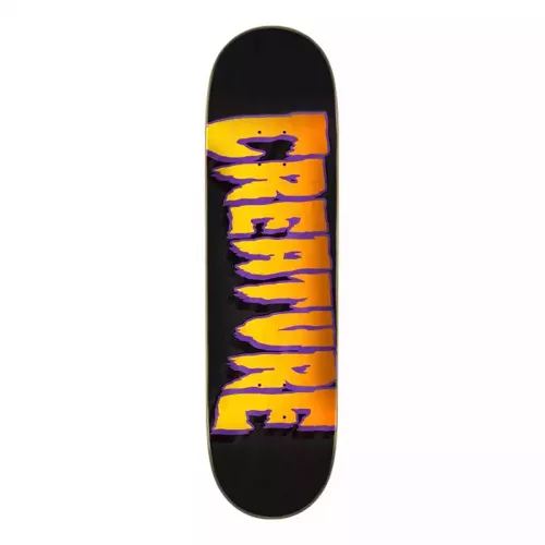 Creature Outline Stumps Skateboard Deck Orange