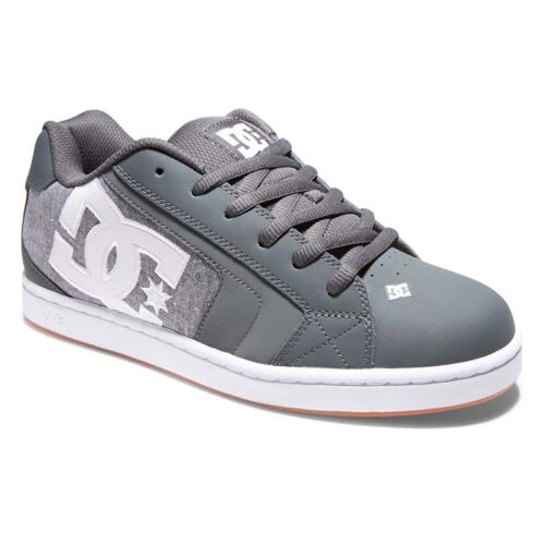 DC Net Leather Shoe Grey