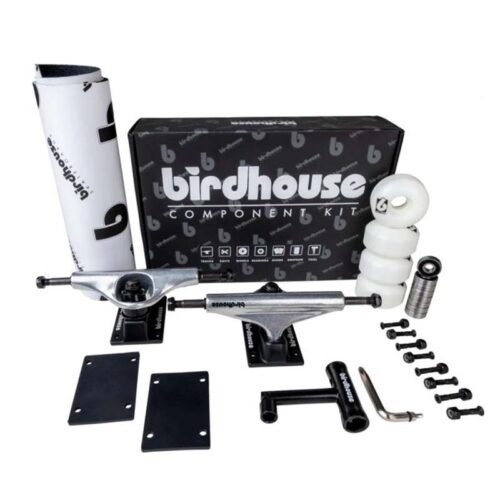 Birdhouse Component Kit - Silver:Black 5.25''