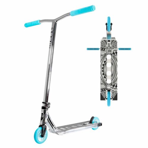 core-cl1-complete-stunt-scooter-chrome-teal