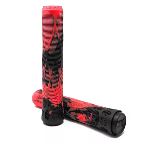 core-pro-handlebar-grips-soft-170mm-lava-red-black