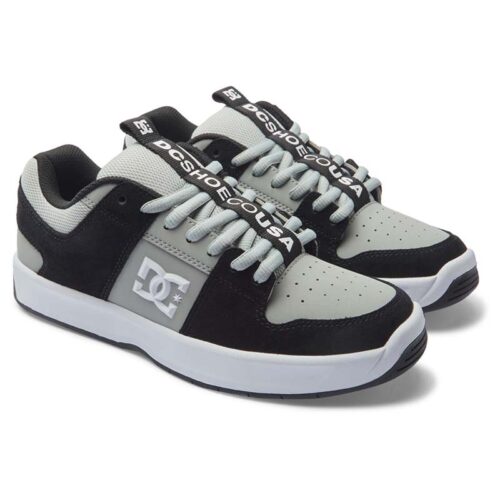 DC Lynx Zero Leather Shoes Black Grey White
