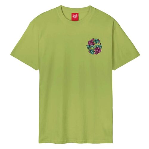 Santa Cruz Dressen Rose Crew Two T-Shirt Green