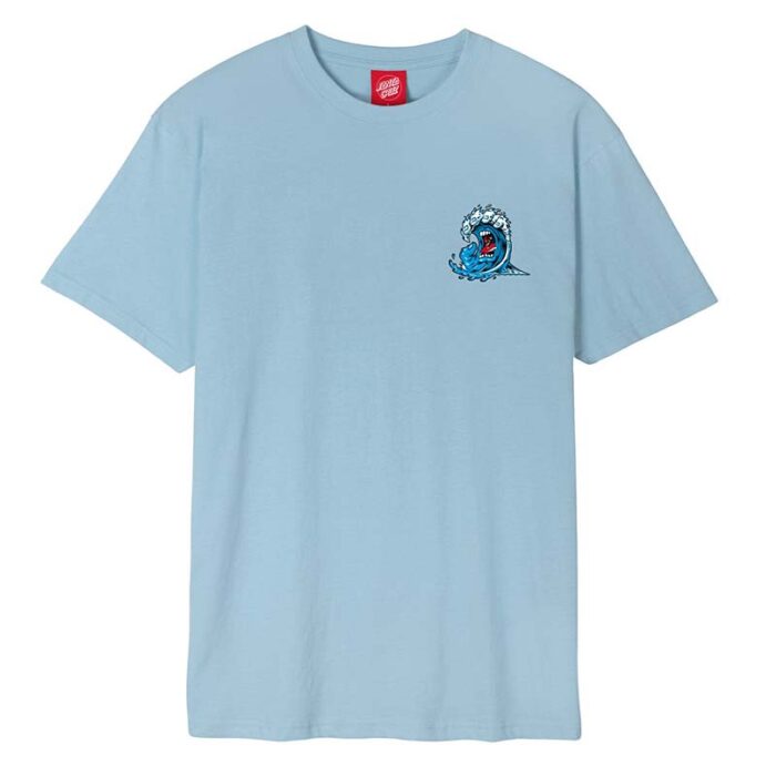 Santa Cruz Screaming Wave T-Shirt Blue