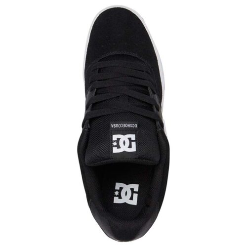 DC Central Leather Shoe Black White