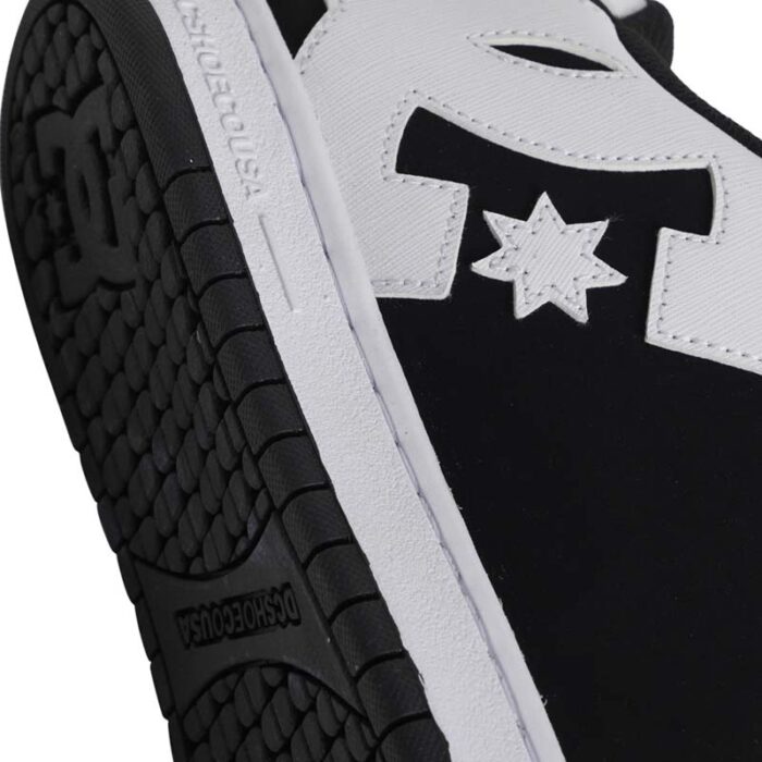 DC Court Graffik Leather Shoe Black
