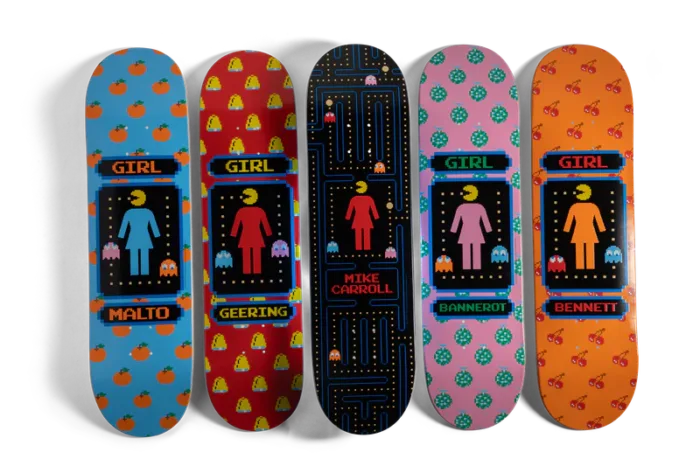 Girl Skateboard Deck Pac-Man Mike Carrol 8.5" - Image 2
