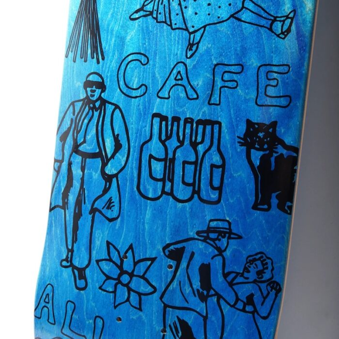 Skateboard Cafe Gaurab Sketches Deck (Blue) - Image 2