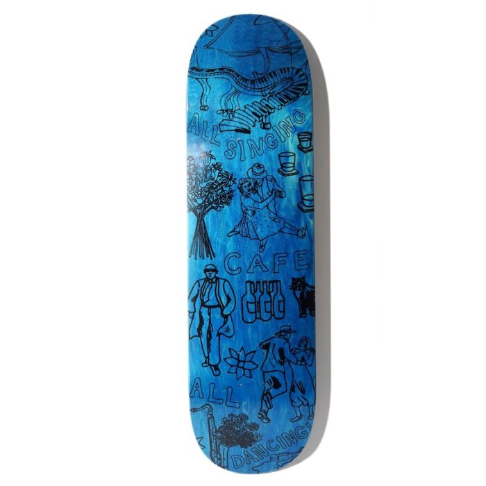 Skateboard Cafe Gaurab Sketches Deck (Blue)