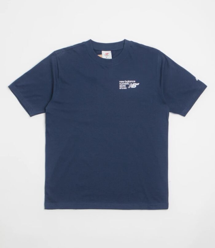 New Balance Numeric Small Logo T-Shirt (Navy Blue)