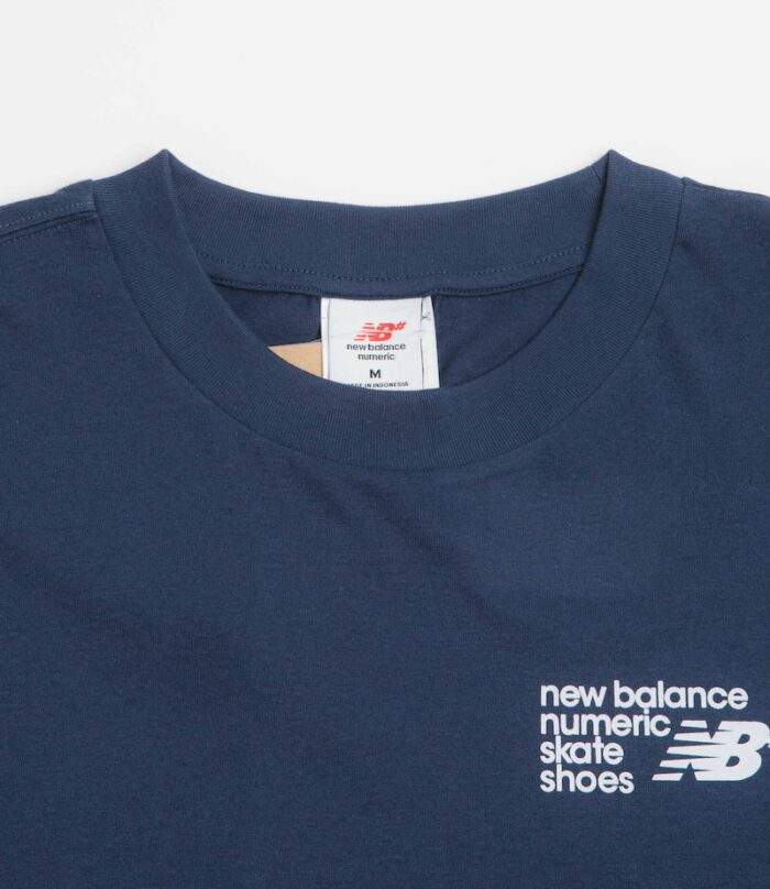 New Balance Numeric Small Logo T-Shirt (Navy Blue) - Image 2