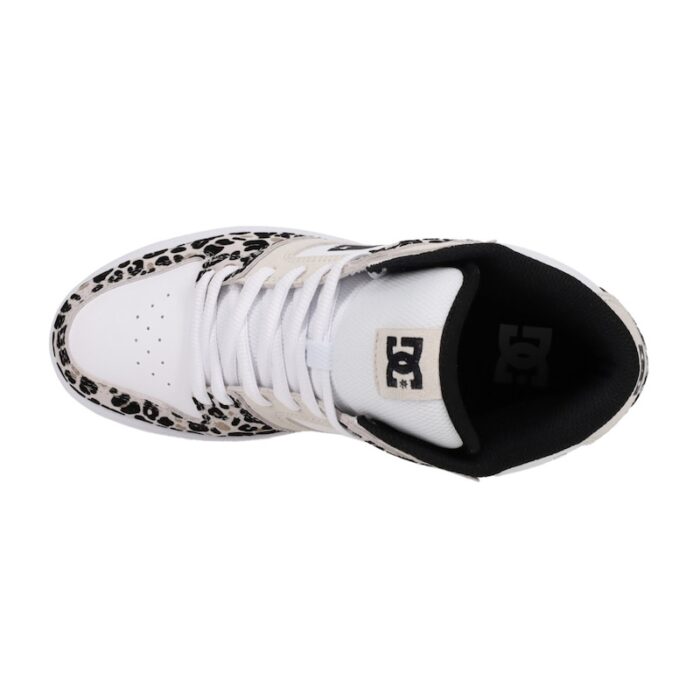 DC Manteca Hi Leather Shoe for Women - Leopard Print - Image 3