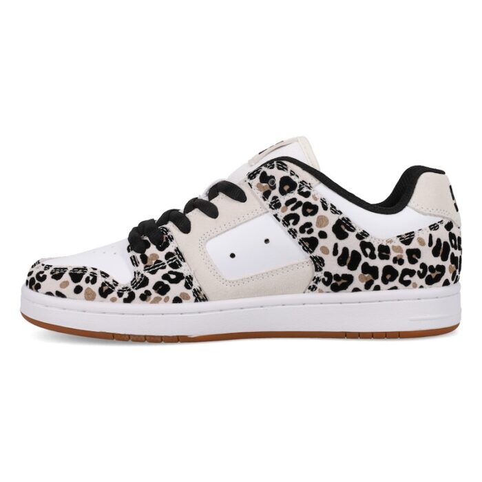DC Manteca Leather Shoe for Women - Leopard Print - Image 2