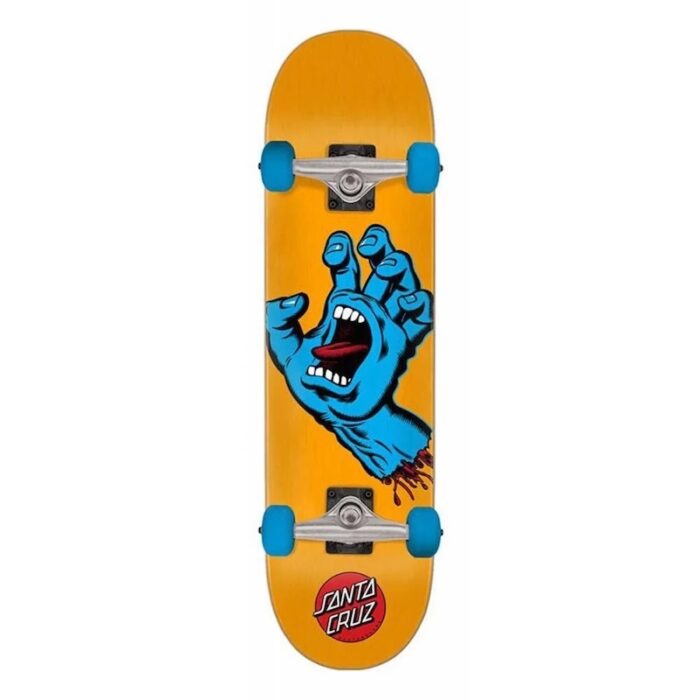 Santa Cruz Screaming Hand Complete Skateboard Orange