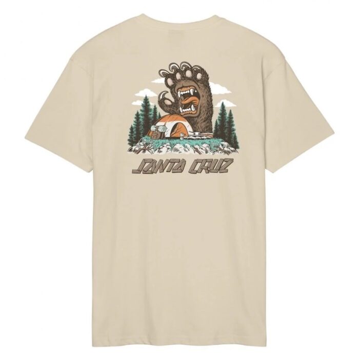 Santa Cruz Screaming Grizzly T-Shirt (Beige)