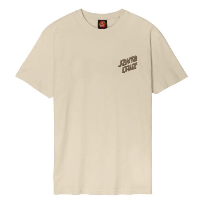 Santa Cruz Screaming Grizzly T-Shirt (Beige) - Image 2