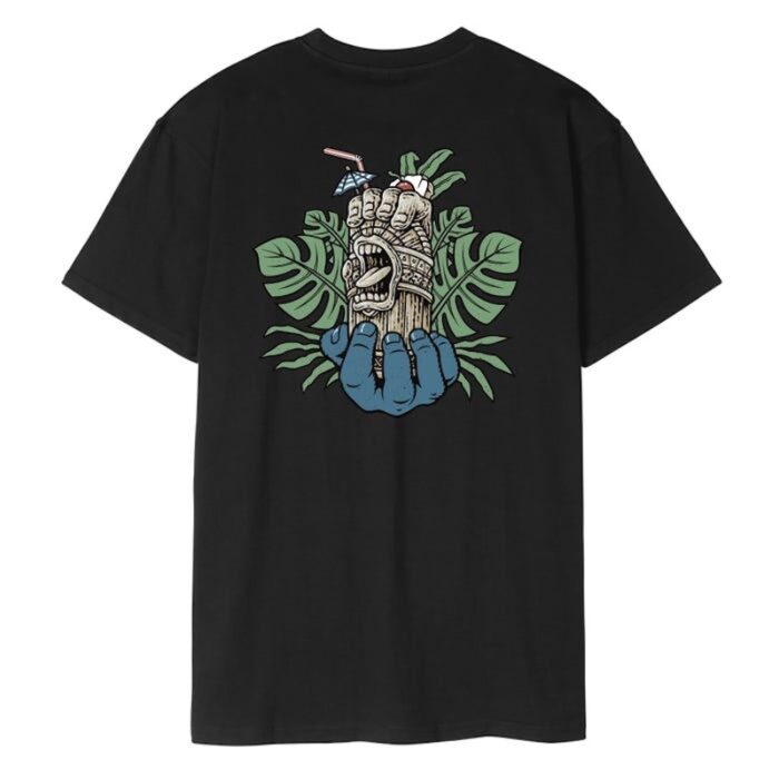 Santa Cruz Tiki Hand Strip T-Shirt