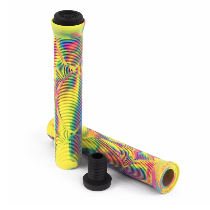 Slamm Team Swirl Grips (Tropical Yellow) - Image 2