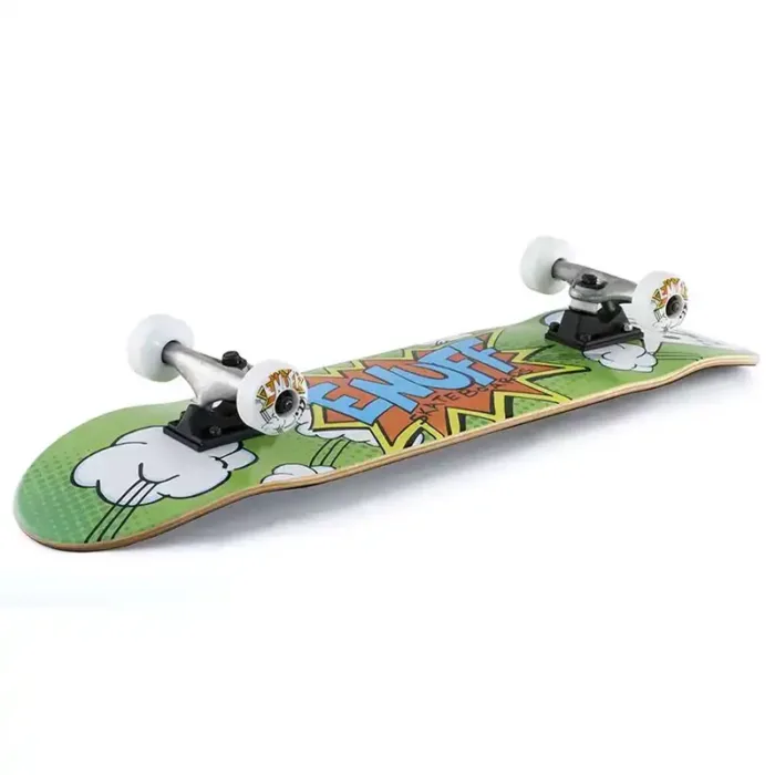 Enuff POW II Mini Factory Complete Skateboard Green 7.25