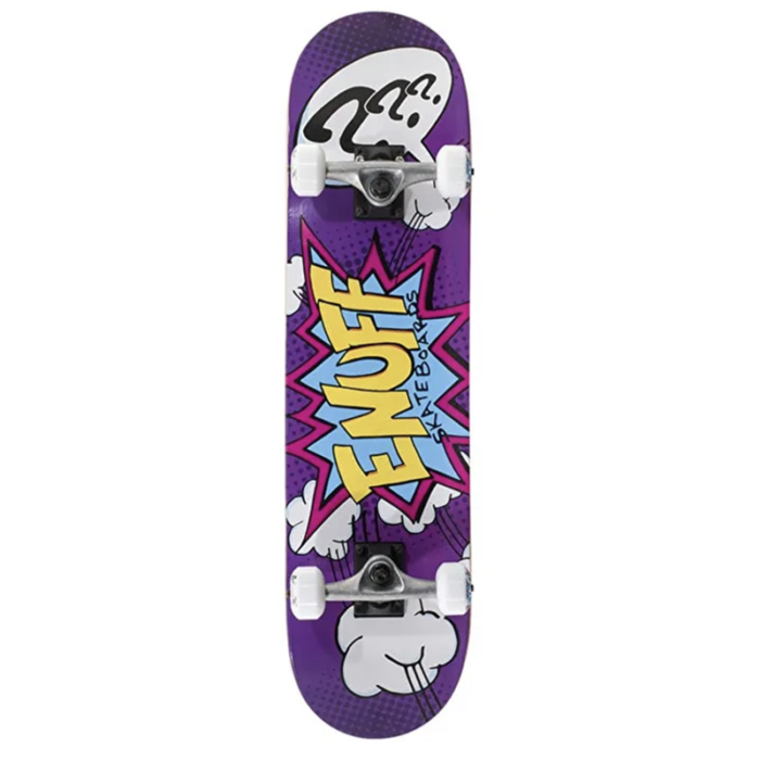 Enuff POW II Mini Factory Complete Skateboard Purple 7.25