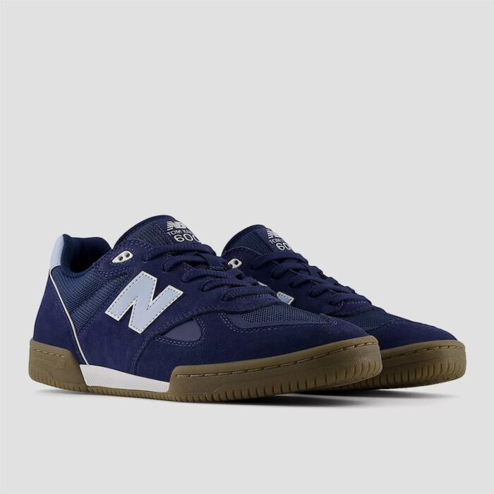 NB Numeric Tom Knox 600 Shoes Navy Blue - Image 3
