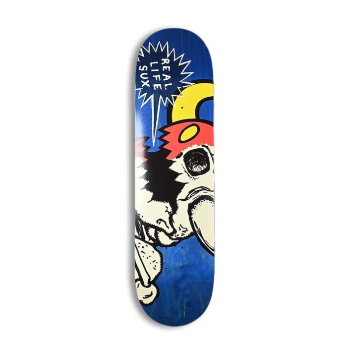 Toy Machine Real Life Sux Deck Green 8.25"