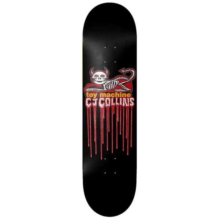 Toy Machine CJ Collins Devil Cat Skateboard Deck 8.25"