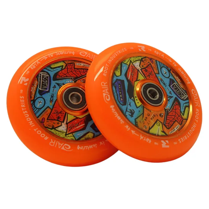 Root Industries x KOTA Limited Edition AIR 110mm Wheels - Orange (sold as a pair)