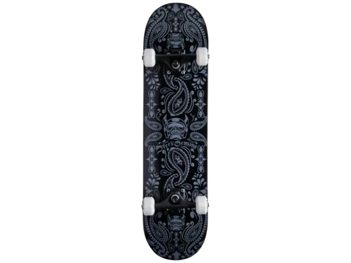 Speed Demons Bandana Complete Skateboard Black/Black 7.75"