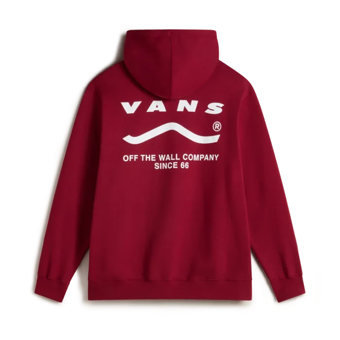 Vans Men's Determined Hoodie Bordeaux - Image 2
