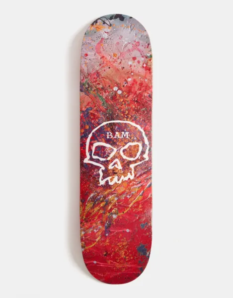 Zero x Bam Margera Single Skull Skateboard Deck - 8.25/8.5"