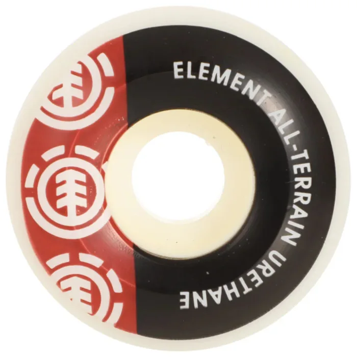 Element Section 52mm 99A Skateboard wheels - Red - 7Ply Skate Store