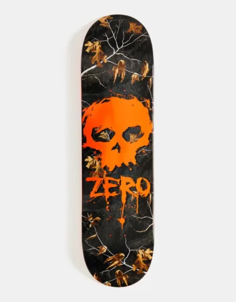 Zero Skateboard RealTree Blood Skull Skateboard Deck - 8.5"