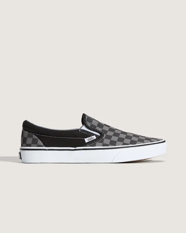Vans Classic Slip-On - Black/Charcoal Checkerboard