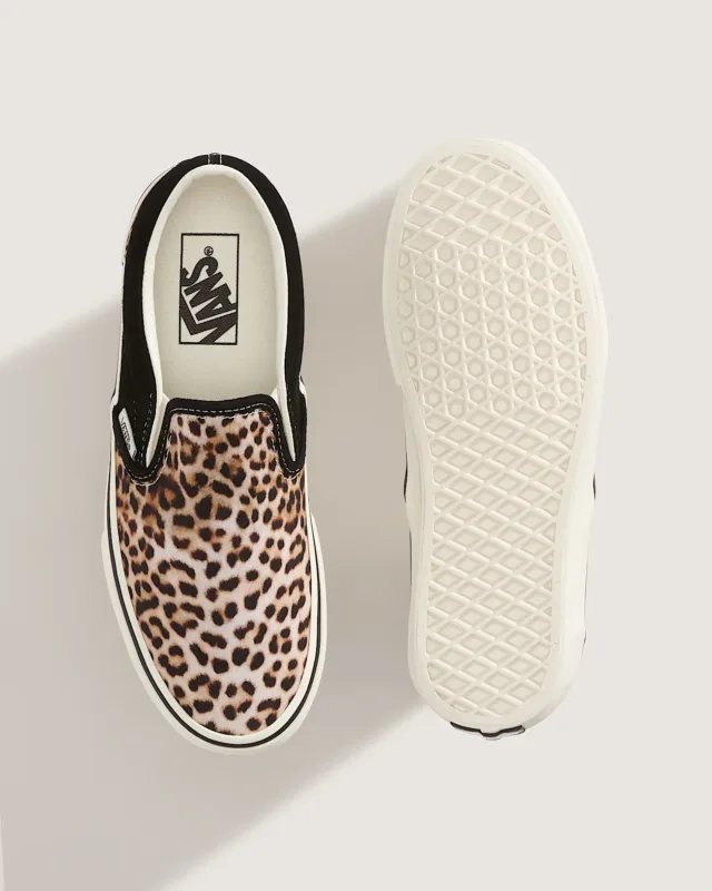 Vans Classic Slip-On - Black/Leopard - Image 2